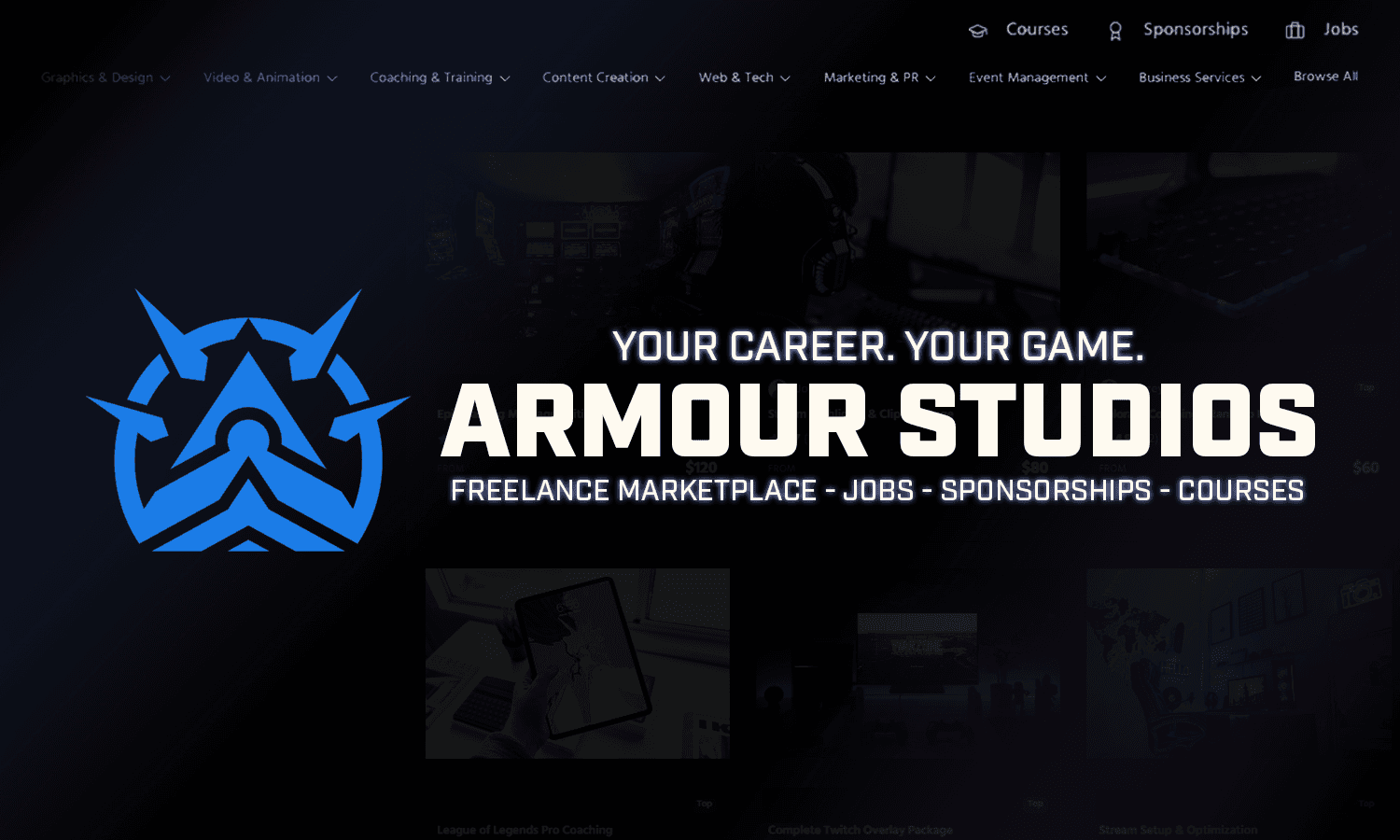 Armour Studios: The Esports & Gaming Marketplace Built for the Industry