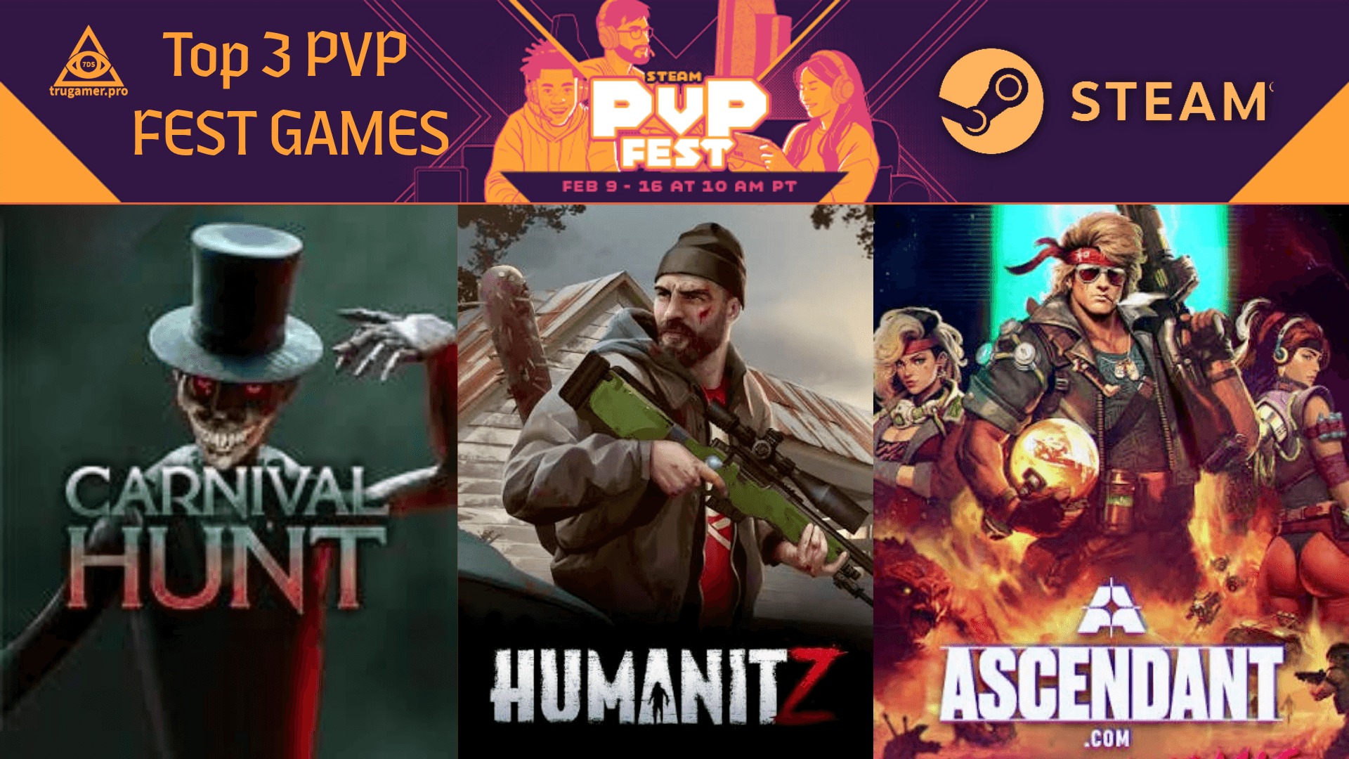 Steam PvP Fest top 3 demos are absolute chaos